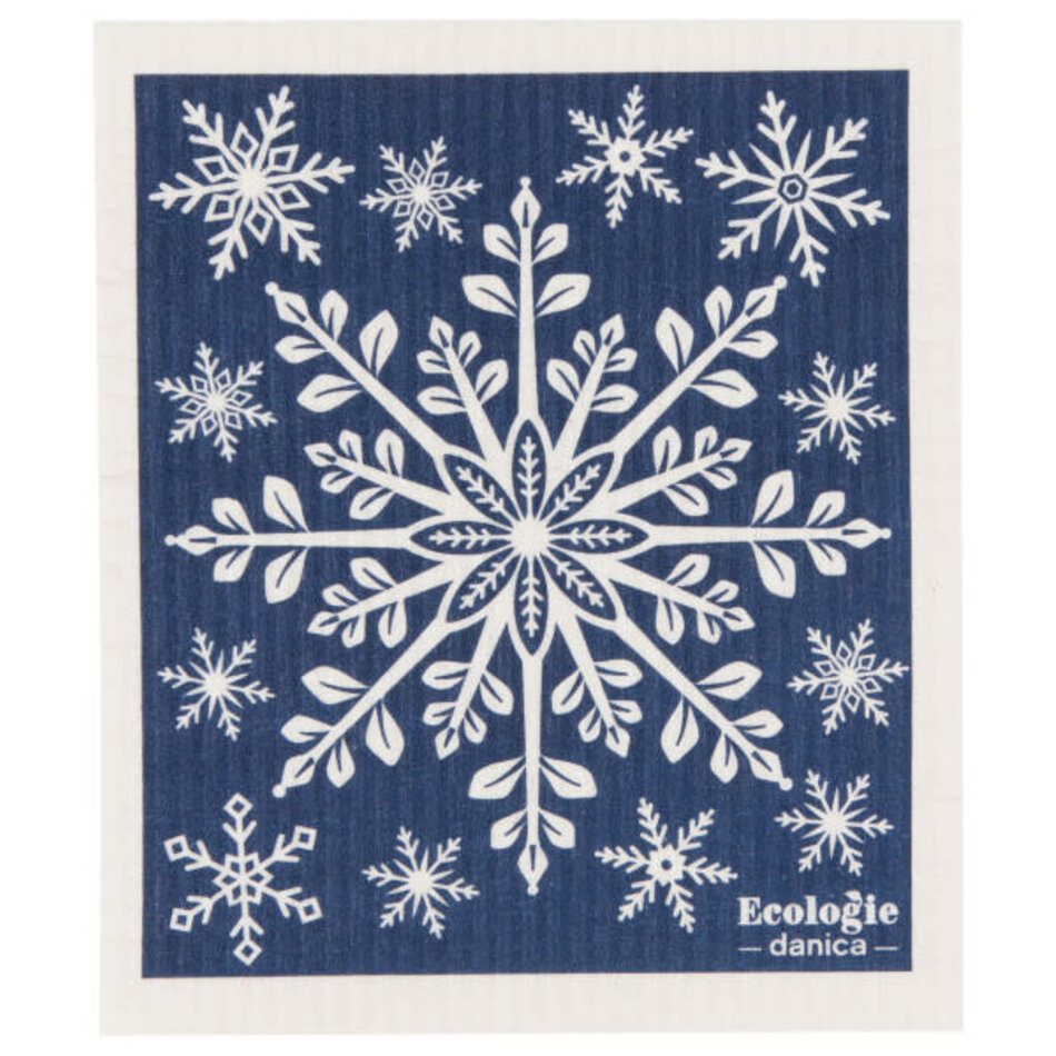 Danica Snowflake Ornament Swedish Dishcloth