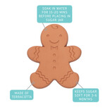 Danica Gingerbread Terracotta Sugar Saver