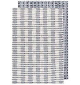 Danica Midnight Blue Abode Dishtowel Set of 2