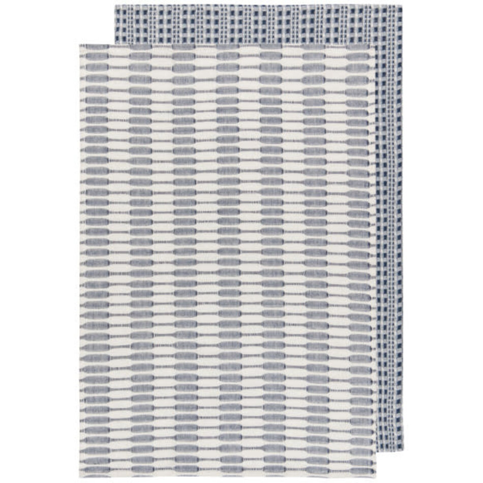 Danica Midnight Blue Abode Dishtowel Set of 2