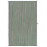 Danica Linen and Cotton Dishtowel, Jade Stripe