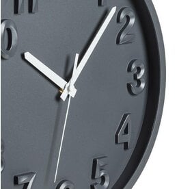 Bold Number Wall Clock, Black