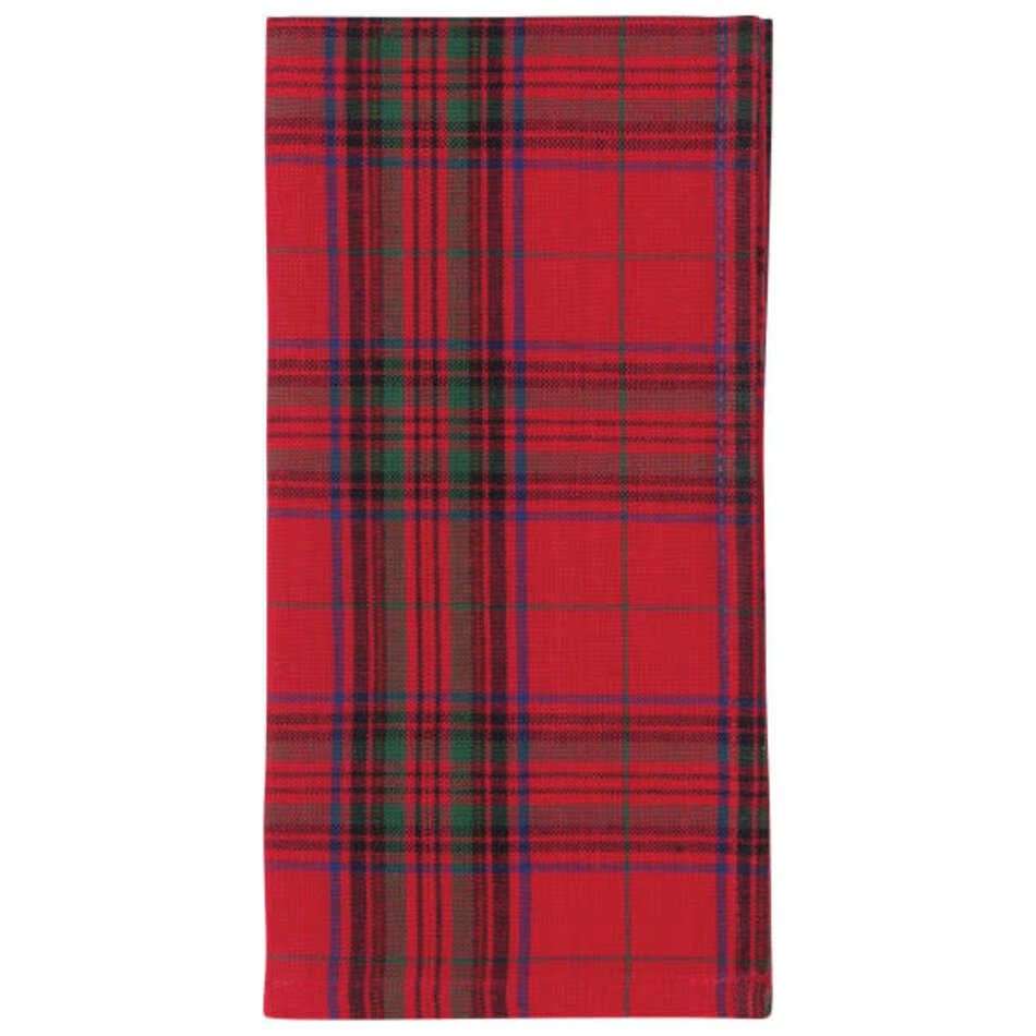 Danica Christmas Plaid Woven Napkins, Set of 4