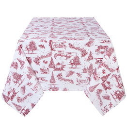 Danica Winter Toile Tablecloth 60" x 120"