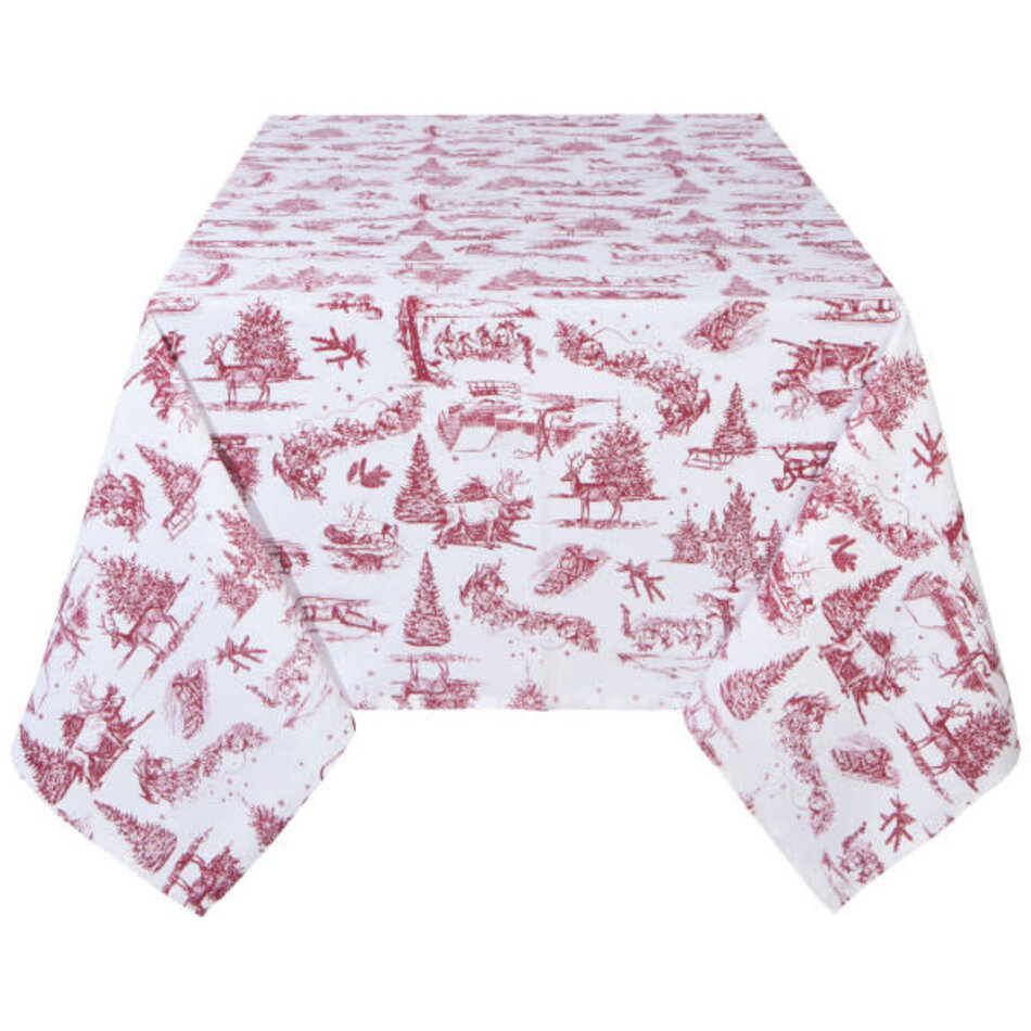 Danica Winter Toile Tablecloth 60" x 90"