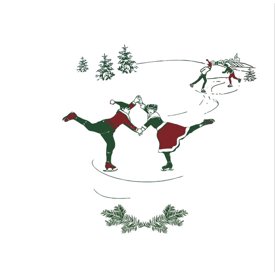 Paviot Dinner Napkin, Patinoire