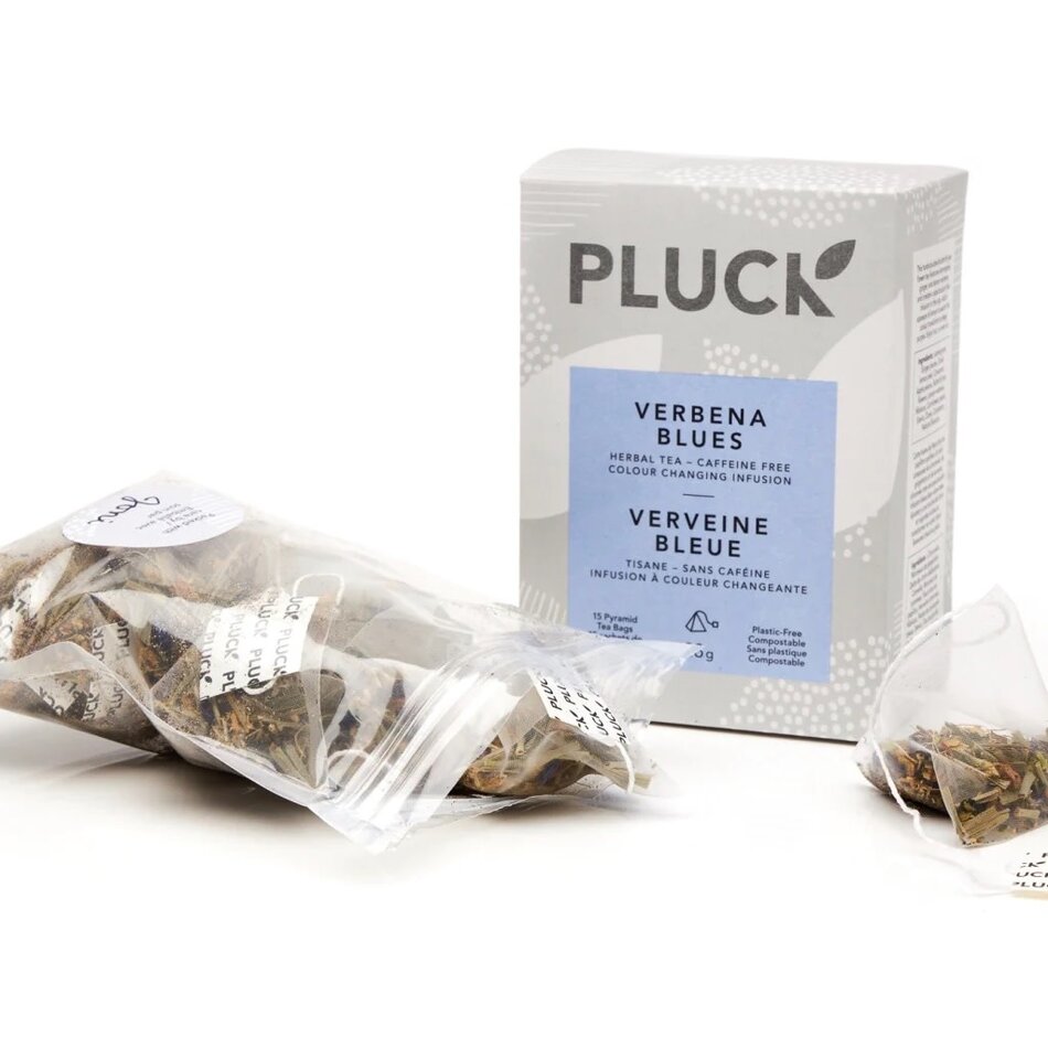 Pluck Tea, Verbena Blues, 12 Tea Bag Box