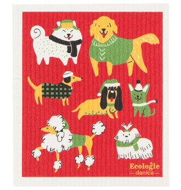 Danica Yule Dogs Swedish Dishcloth