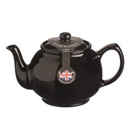 Price & Kensington Classic Teapot, 6 cup, Black