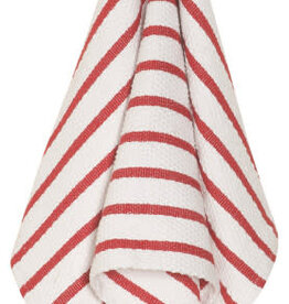Danica Basketweave Red Dishtowel