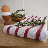 Danica Basketweave Red Dishtowel