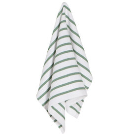 Danica Basketweave Dishtowel, Elm Green