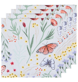 Danica Morning Meadow Printed Napkins Set of 4