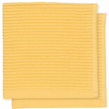 Danica Ripple Lemon Yellow Dishcloths Set of 2
