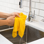 Danica Ripple Lemon Yellow Dishcloths Set of 2