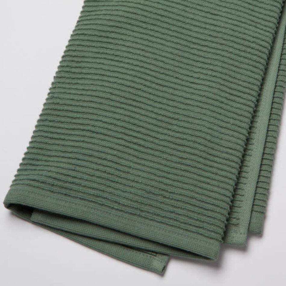 Danica Ripple Elm Green Kitchen Towel