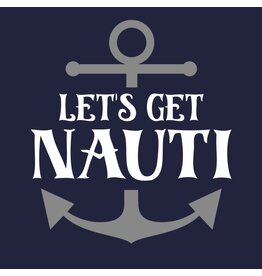 Quips Cocktail Napkin, Nauti