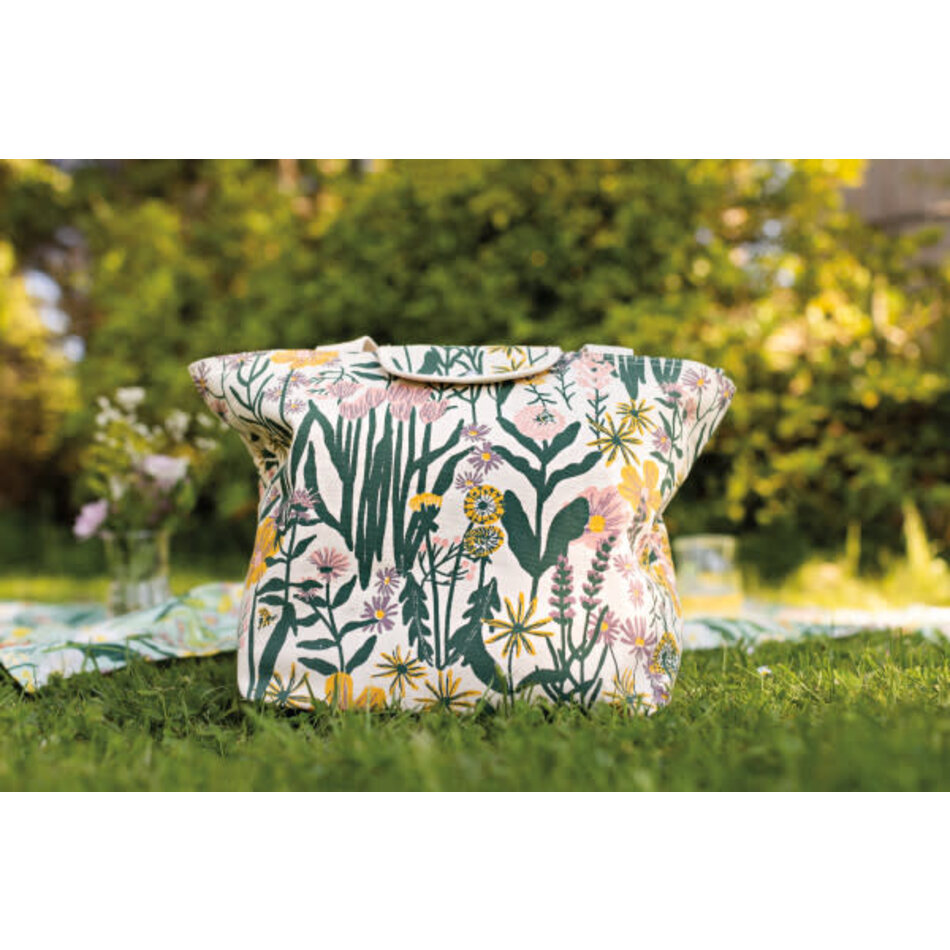 Danica Bees & Blooms Fold-Up Fresh Tote