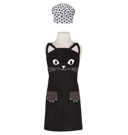 Danica Daydream Cat Child's Apron/Hat Set