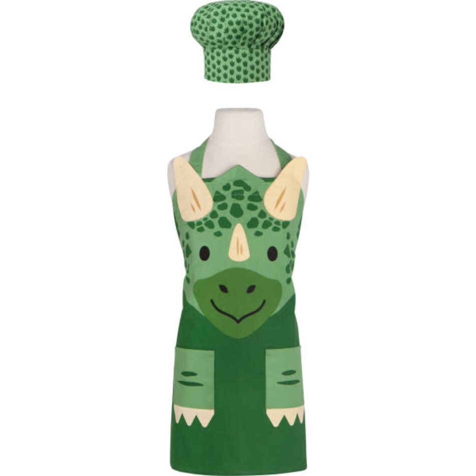 Danica Daydream Dino Kid's Apron & Hat Set