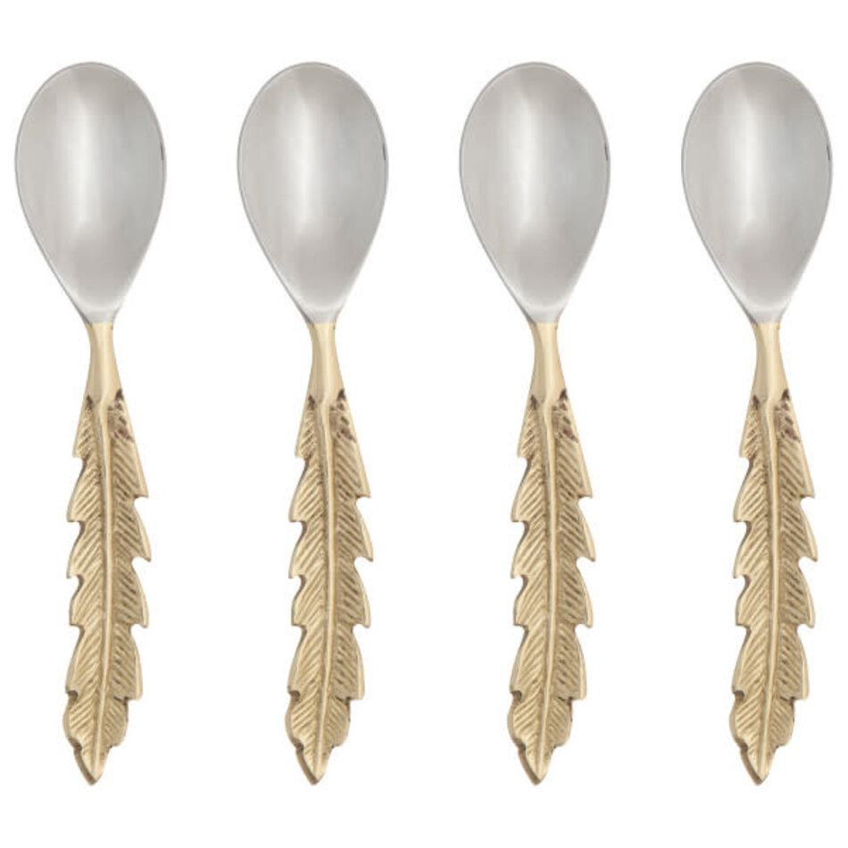 Danica Plume Gold Spoons, set of 4