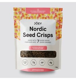 Joey Nordic Seed Crisps, Saffron & Pink Salt
