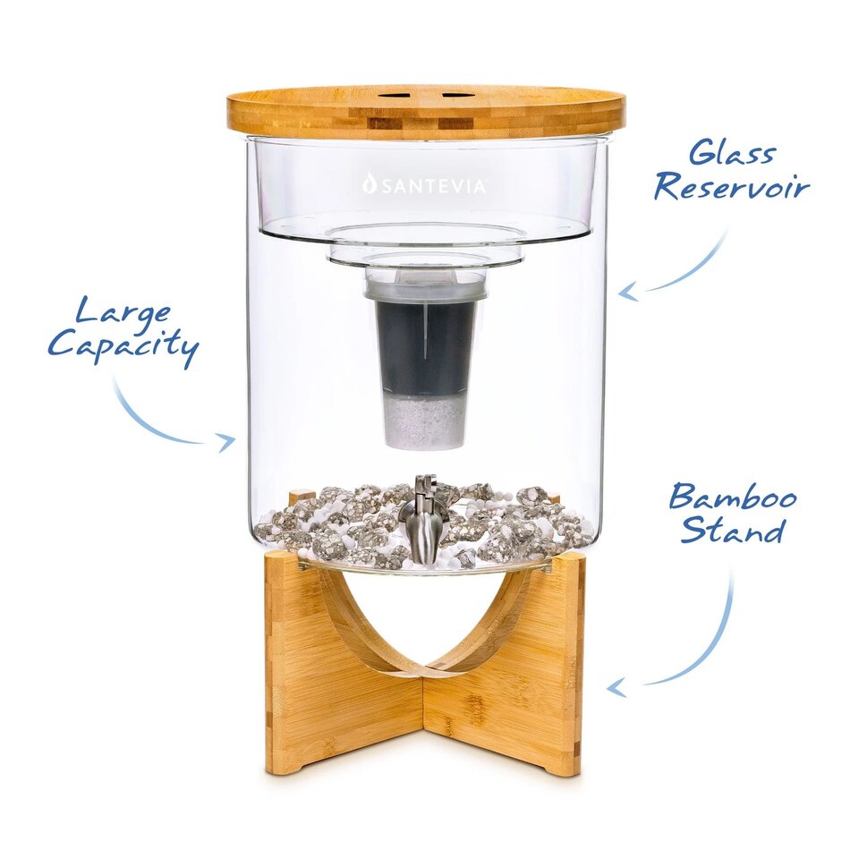 Santevia Santevia Glass Mineralized Alkaline Water System