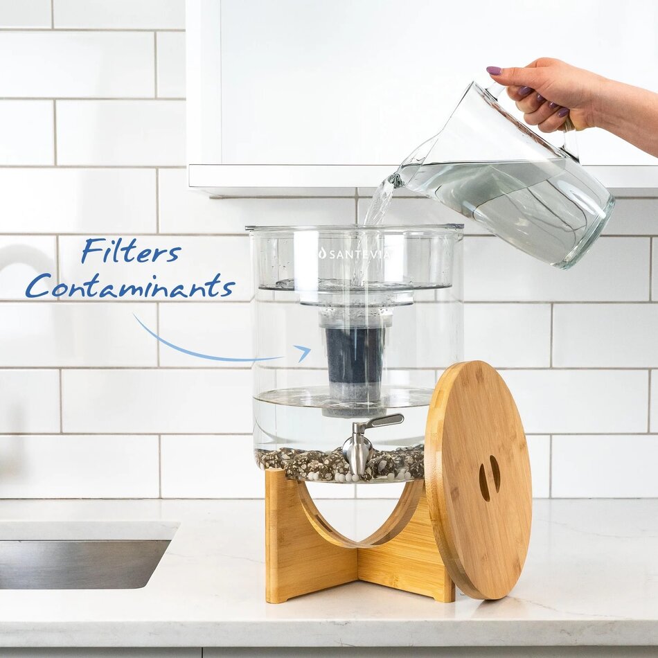 Santevia Santevia Glass Mineralized Alkaline Water System