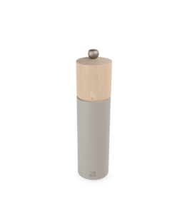 Peugeot Boreal Salt Mill, Wood, Pebble Grey, 8"