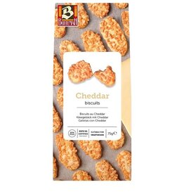 Buiteman Cheddar Cheese Biscuits, 75g