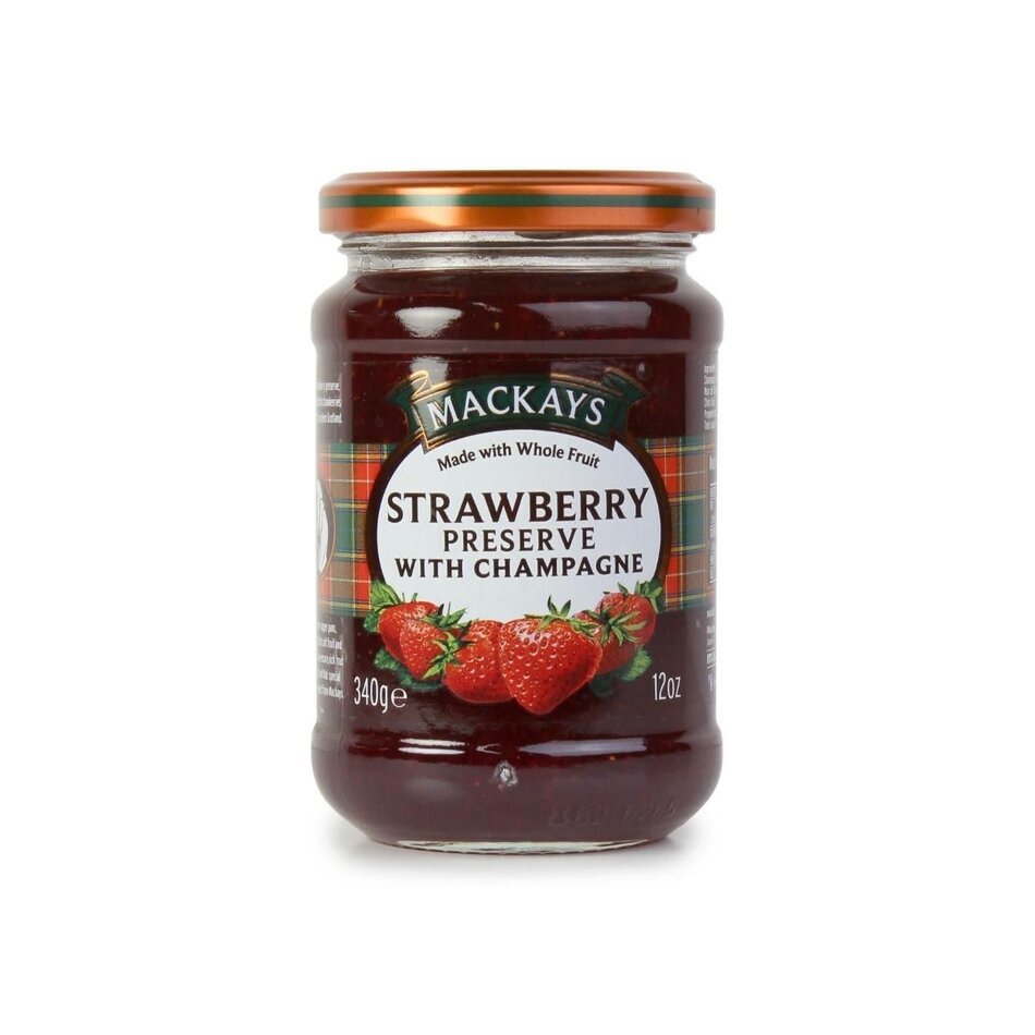 Mackays Strawberry Preserve with Champagne, 250ml