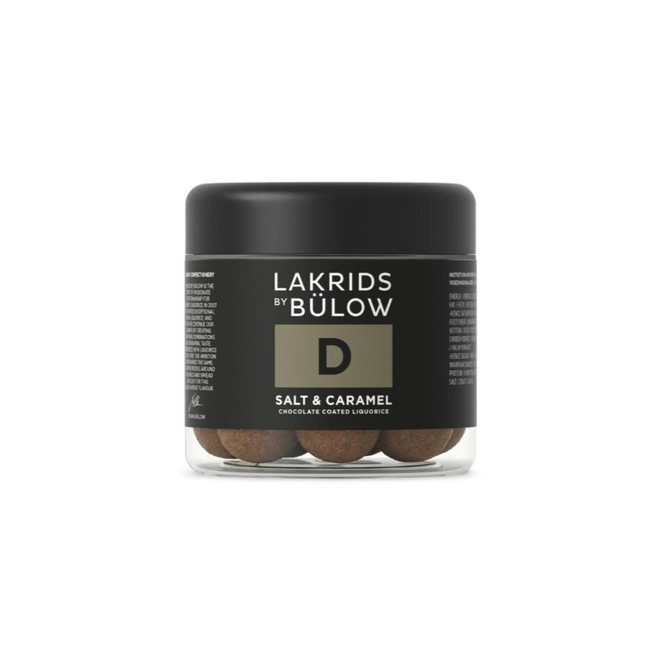 Lakrids Sea Salt and Caramel,  Small D, 125g