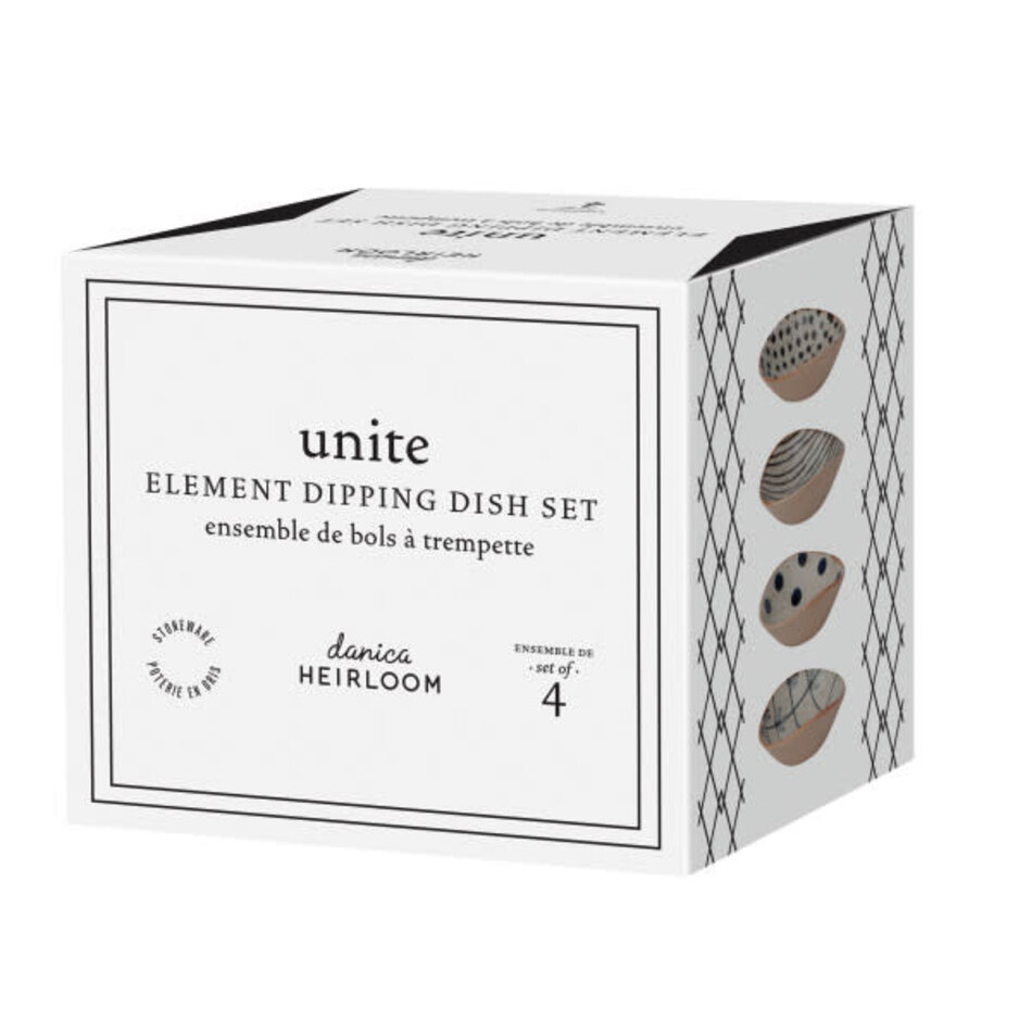 Danica Unite Element Dipping Dishes Set of 4