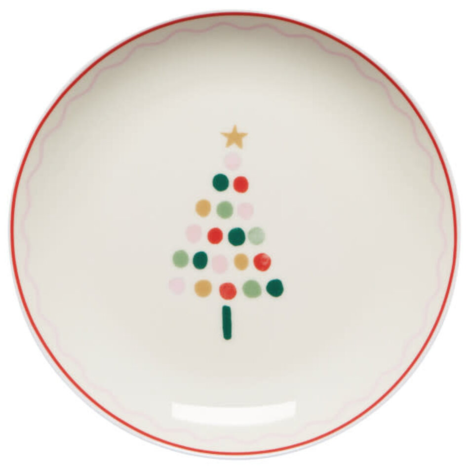 Danica Glitzmas Appetizer Plates Set of 4