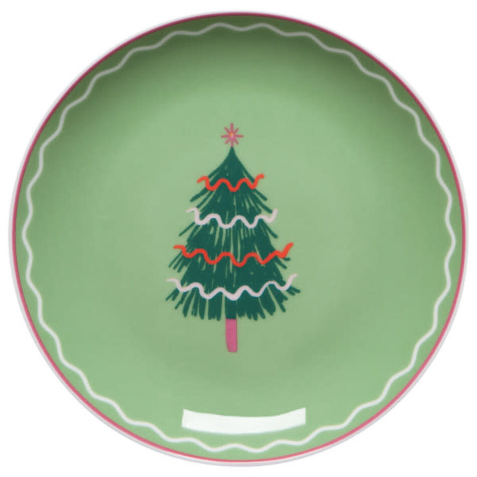 Danica Glitzmas Appetizer Plates Set of 4