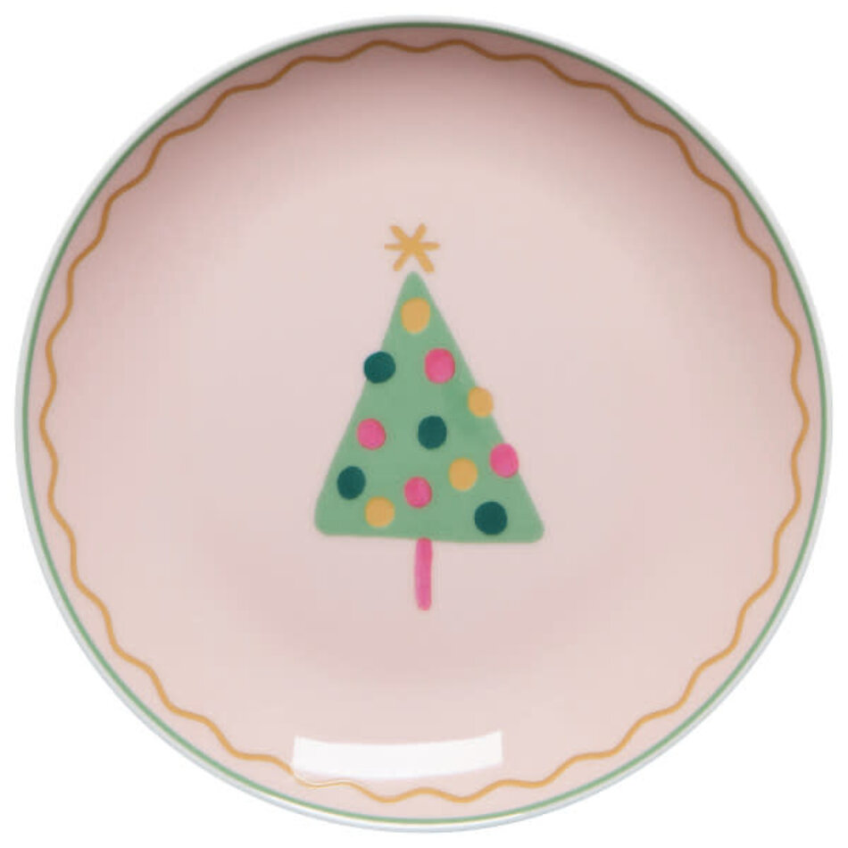 Danica Glitzmas Appetizer Plates Set of 4