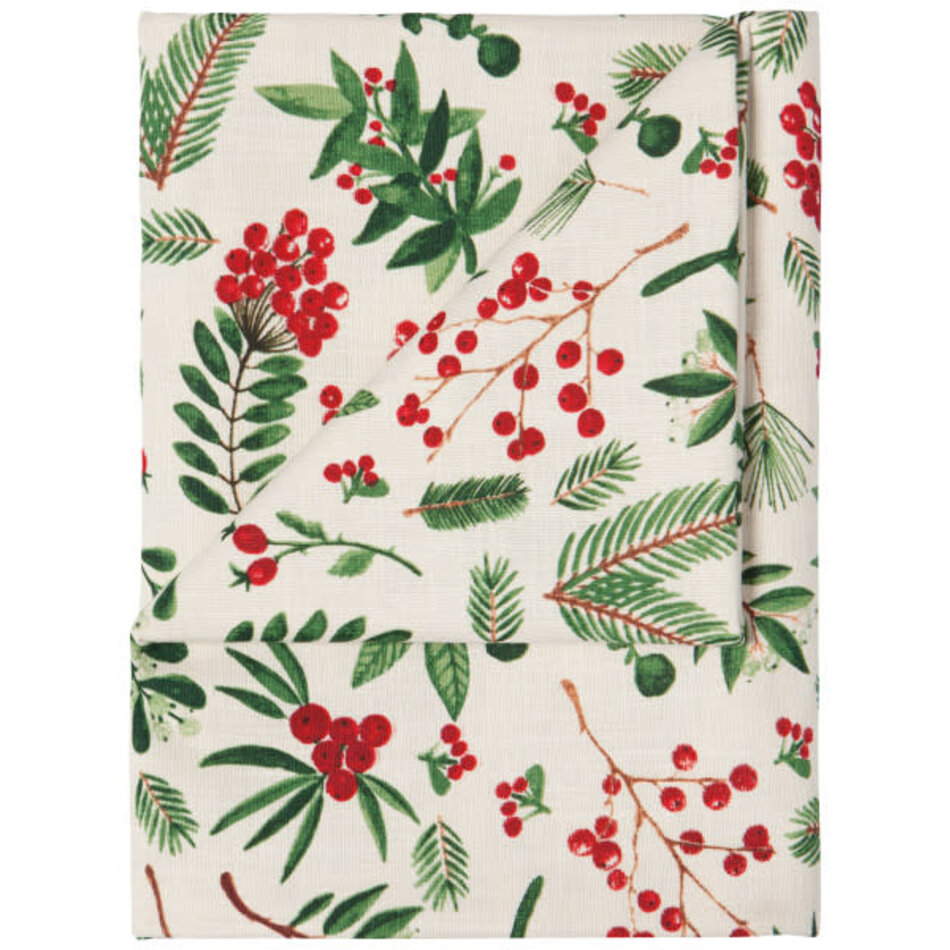 Danica Winterberry Christmas Tablecloth 60 x 90 Inches