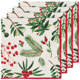 Danica Winterberry Christmas Napkins Set of 4