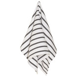 Danica Basketweave Black Dishtowel