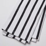 Danica Basketweave Black Dishtowel