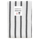 Danica Basketweave Black Dishtowel