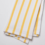 Danica Basketweave Lemon Yellow Dishtowel