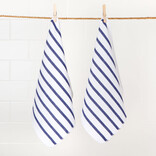 Danica Basketweave Royal Blue Dishcloths Set of 2