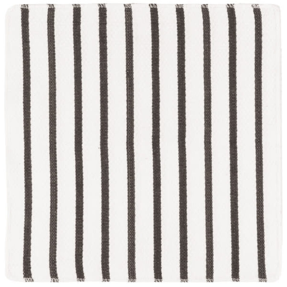 Basketweave Black Dishcloths Set of 2