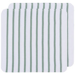 Danica Basketweave Elm Green Dishcloths Set of 2