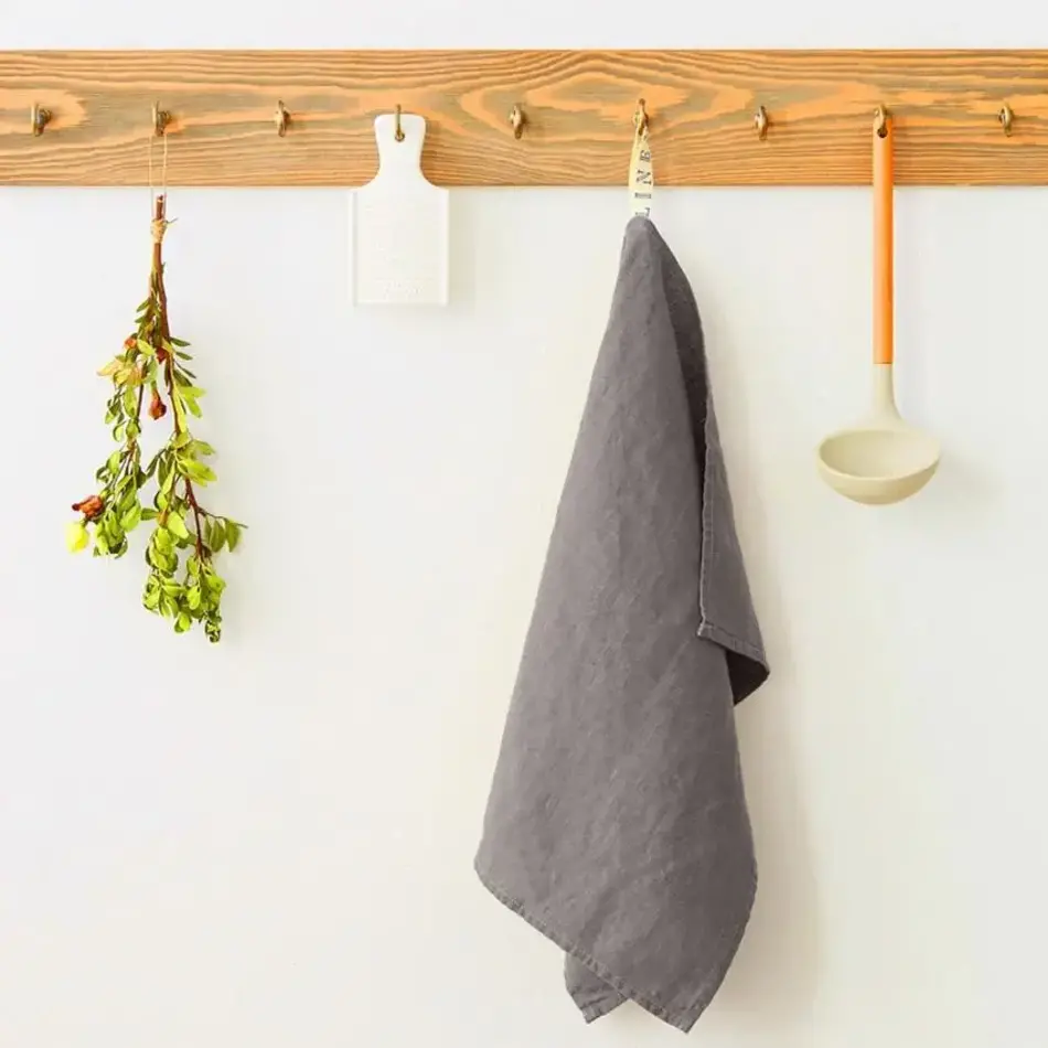 Linen Tales Linen Tales, Ash Linen Kitchen Towel