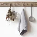Linen Tales Linen Tales, Light Grey Linen Kitchen Towel