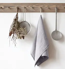 Linen Tales Linen Tales, Light Grey Linen Kitchen Towel