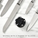 AnySharp Pro Knife Sharpener, Gun Metal