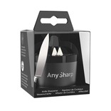 AnySharp Pro Knife Sharpener, Gun Metal